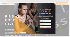 Desktop Screenshot of energyfitness.com