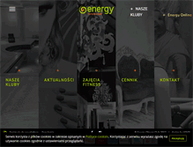 Tablet Screenshot of energyfitness.pl