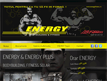 Tablet Screenshot of energyfitness.ro