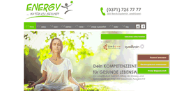 Desktop Screenshot of energyfitness.de