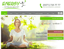 Tablet Screenshot of energyfitness.de